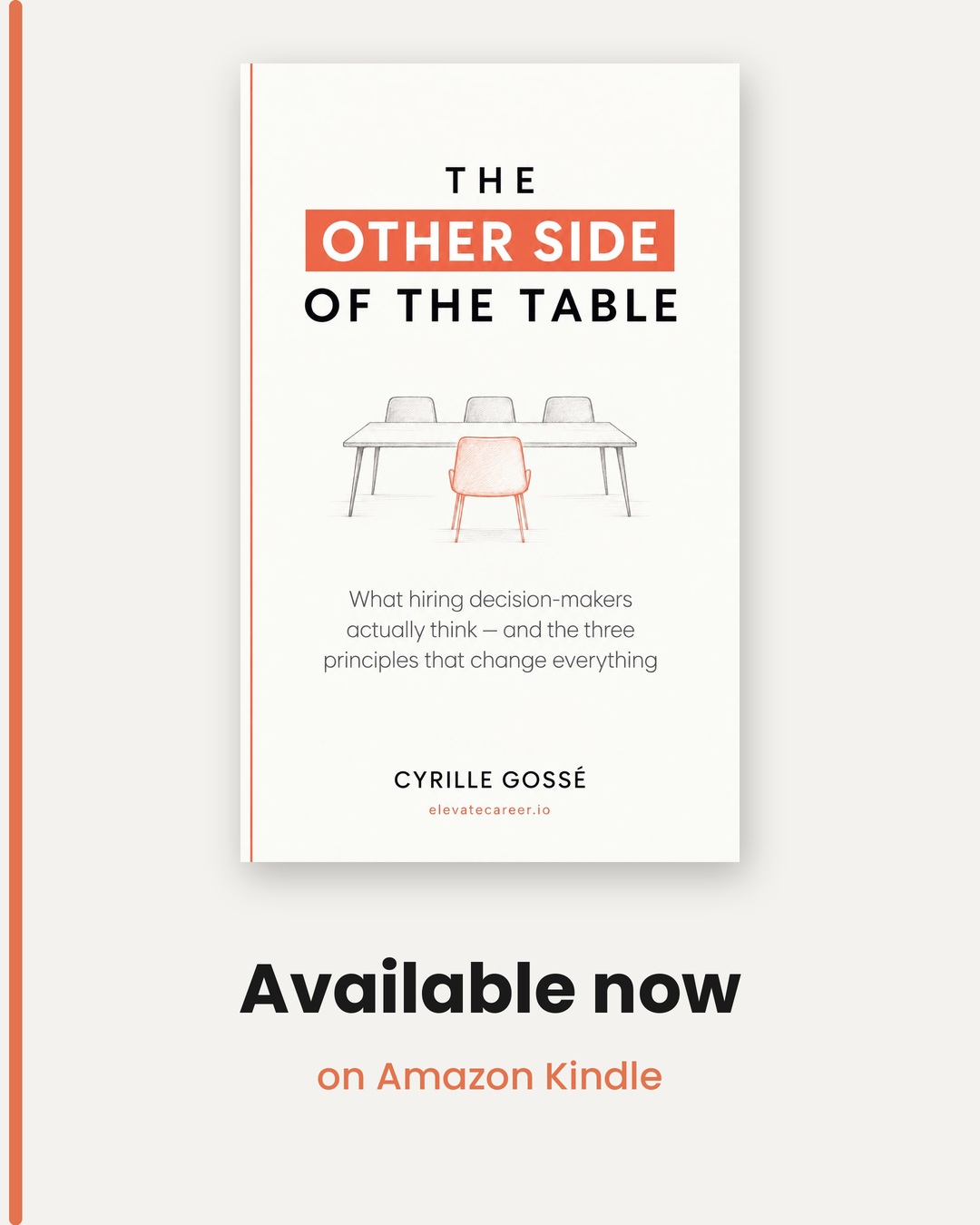 The Other Side of the Table by Cyrille Gossé — available now on Amazon Kindle.