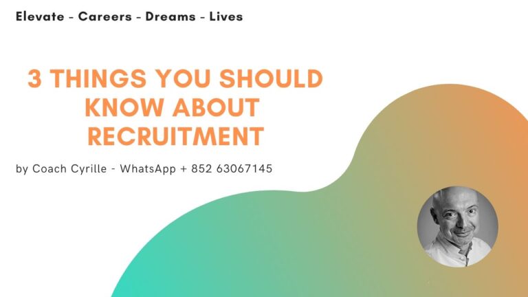 The Recruitment Process, 3 Things You Should Know Before You Start
